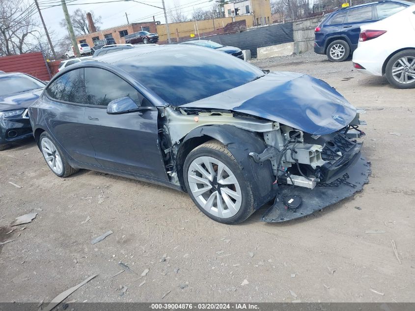 2022 TESLA MODEL 3 - 5YJ3E1EA3NF357025