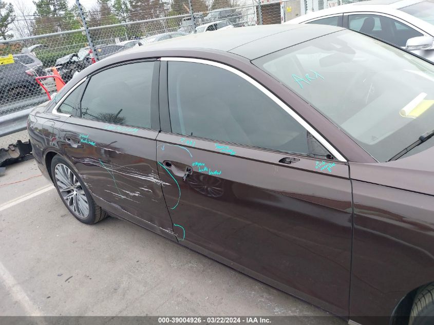 2019 Audi A8 L 55 VIN: WAU8DAF89KN009664 Lot: 39004926