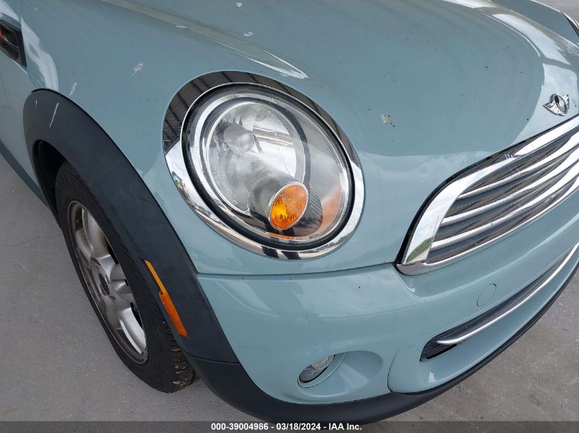 WMWSU3C55DT687273 | 2013 MINI HARDTOP