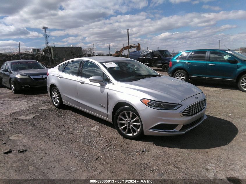 2018 FORD FUSION ENERGI SE LUXURY - 3FA6P0PU3JR148424