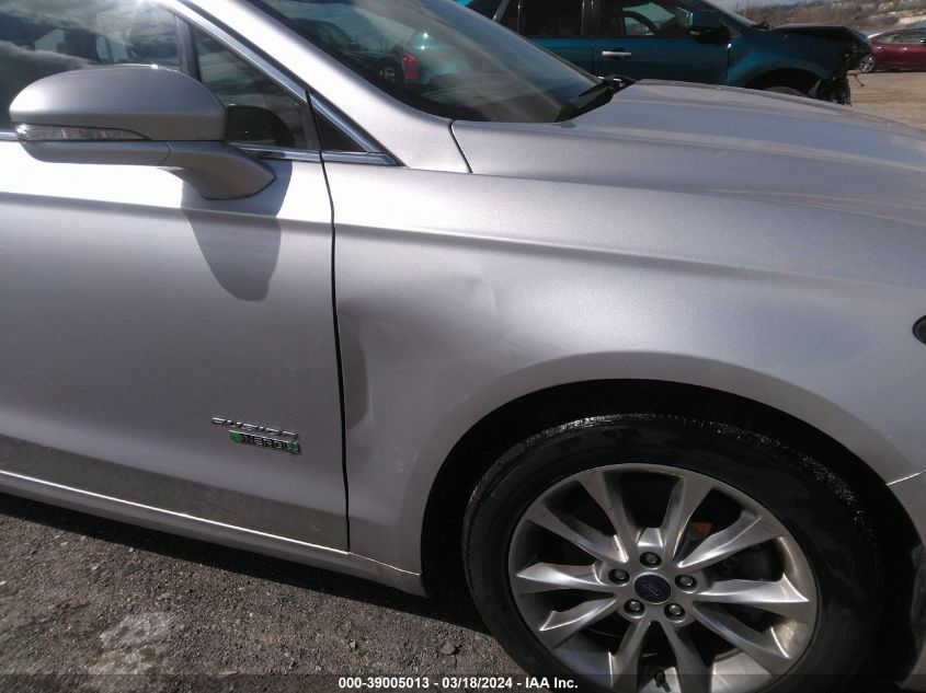2018 FORD FUSION ENERGI SE LUXURY - 3FA6P0PU3JR148424