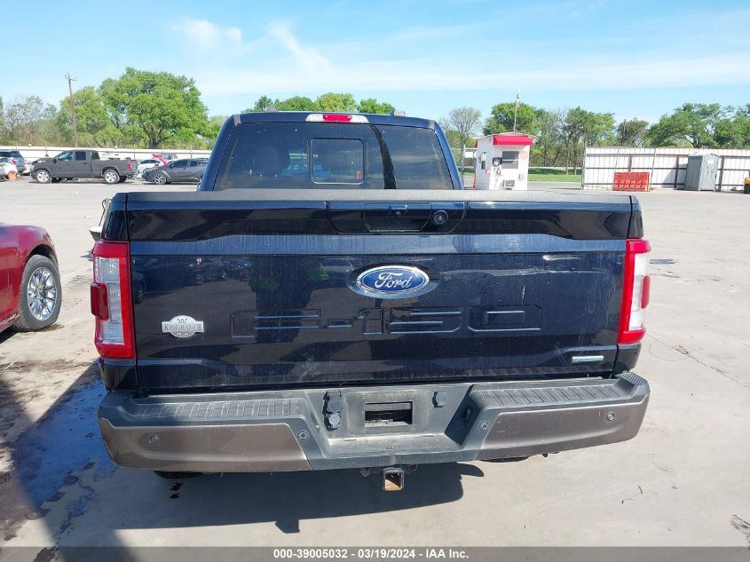 2021 Ford F-150 King Ranch VIN: 1FTFW1E83MFD05167 Lot: 39005032