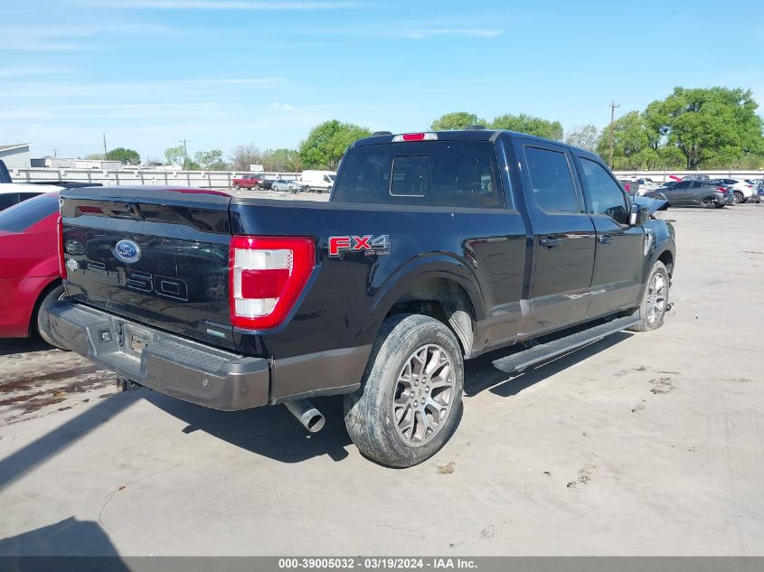 2021 Ford F-150 King Ranch VIN: 1FTFW1E83MFD05167 Lot: 39005032