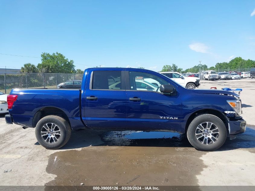 2023 Nissan Titan Sv 4X4 VIN: 1N6AA1ECXPN115516 Lot: 39005126