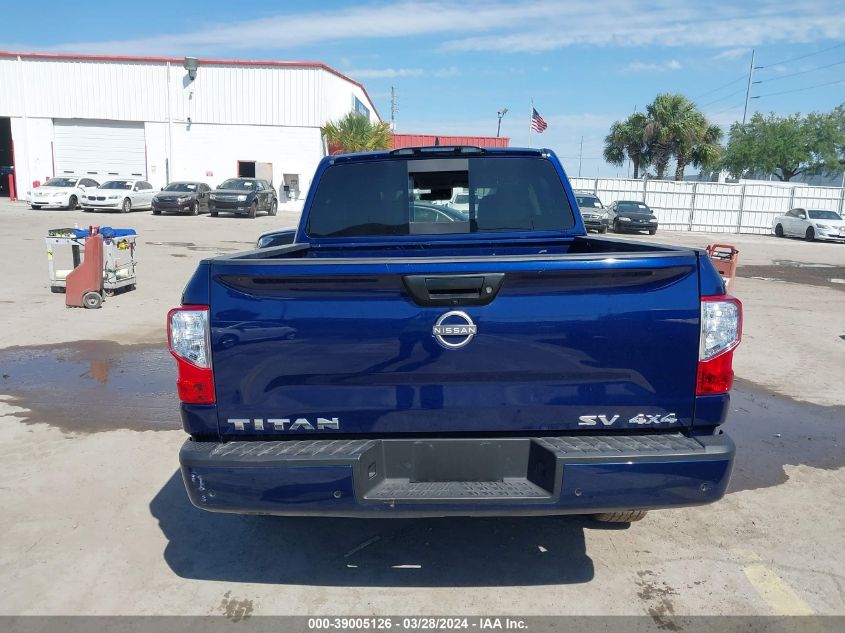 2023 Nissan Titan Sv 4X4 VIN: 1N6AA1ECXPN115516 Lot: 39005126