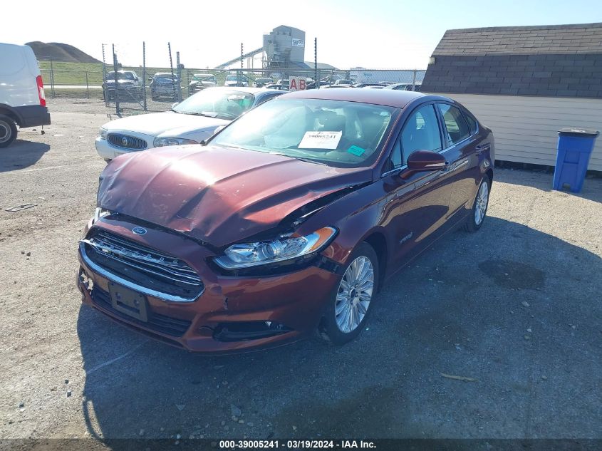 2016 Ford Fusion Hybrid Se VIN: 3FA6P0LU2GR368670 Lot: 39005241