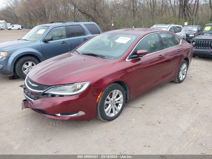 1C3CCCAB3FN652875 | 2015 CHRYSLER 200