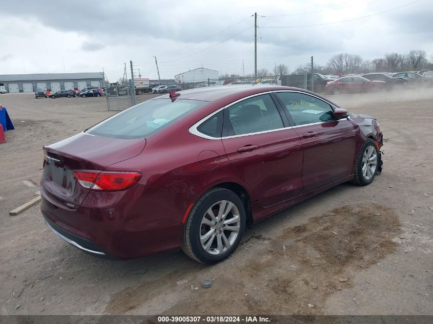 1C3CCCAB3FN652875 | 2015 CHRYSLER 200