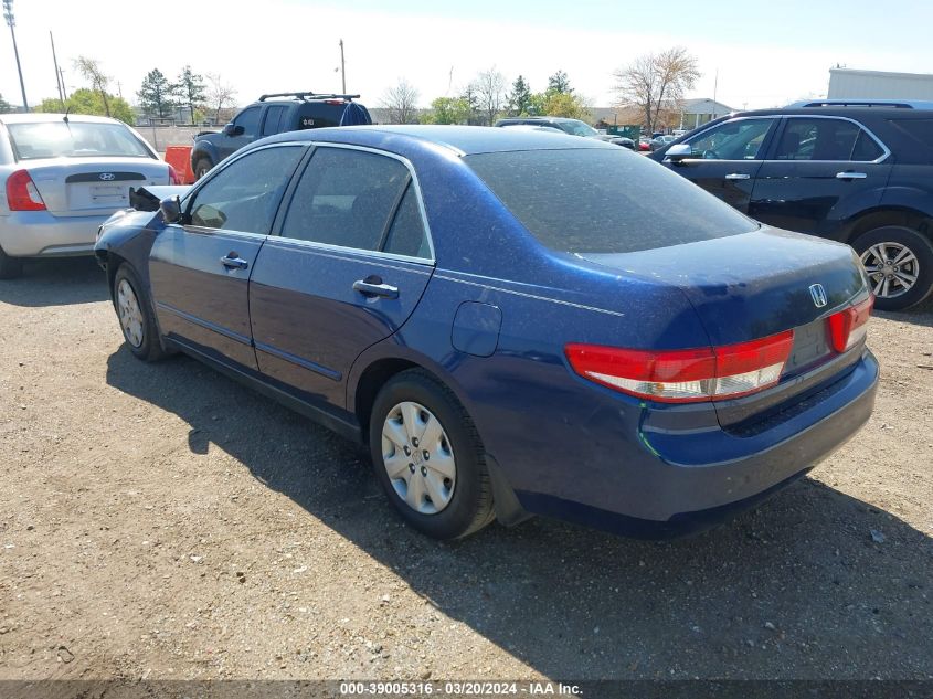 2003 Honda Accord 2.4 Lx VIN: 1HGCM56353A113975 Lot: 39005316