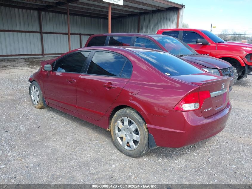 2HGFA16619H505290 | 2009 HONDA CIVIC