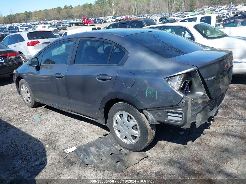 2012 Honda Civic Lx VIN: 2HGFB2F54CH317347 Lot: 39005458