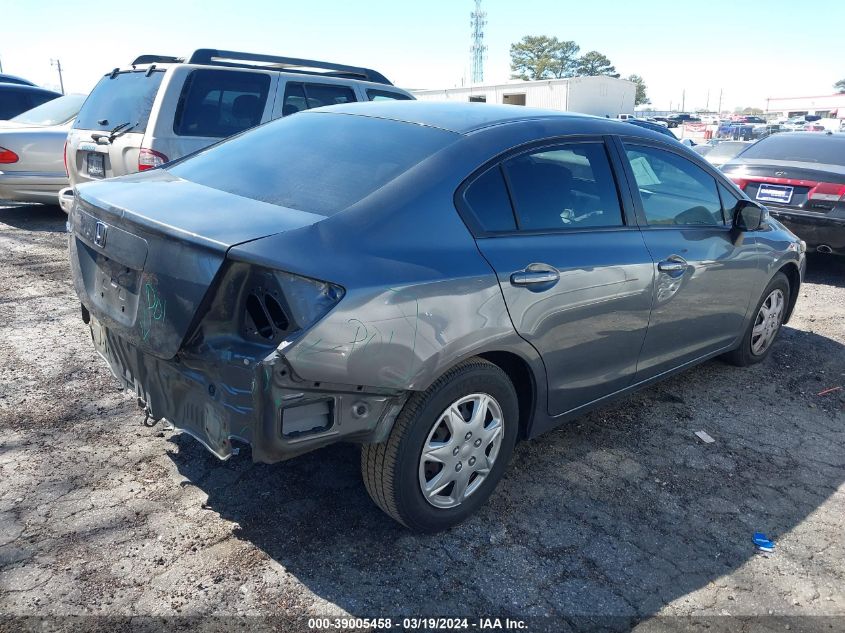 2012 Honda Civic Lx VIN: 2HGFB2F54CH317347 Lot: 39005458