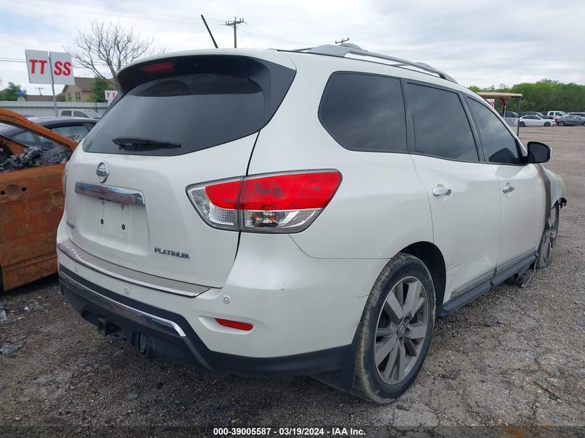 2015 NISSAN PATHFINDER PLATINUM - 5N1AR2MN2FC710242
