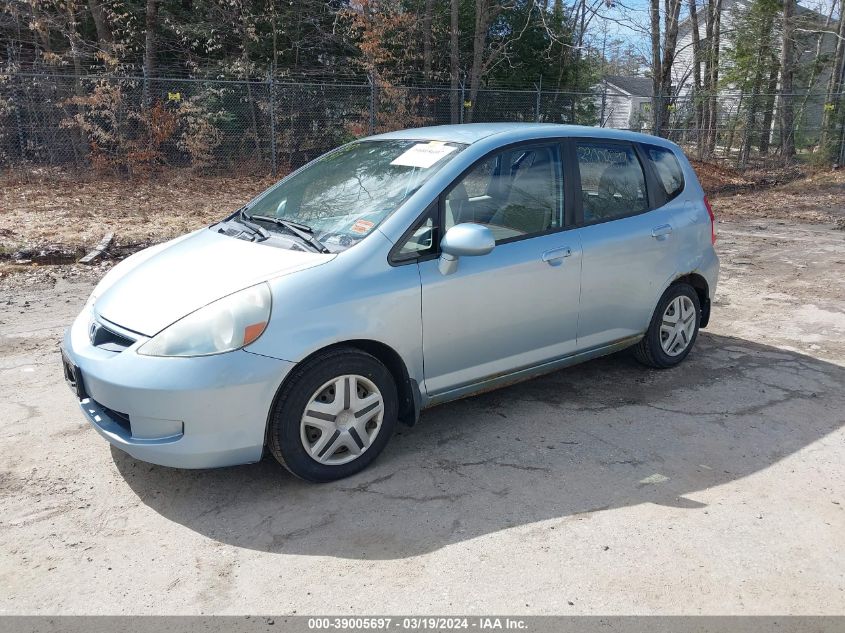 JHMGD37447S039569 | 2007 HONDA FIT