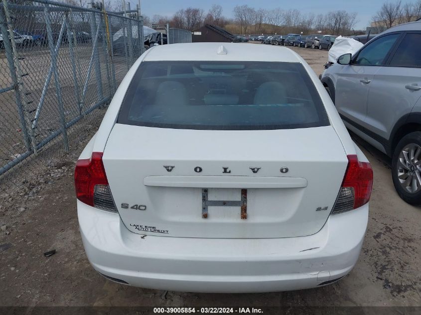 YV1MS390492457549 2009 Volvo S40 2.4I