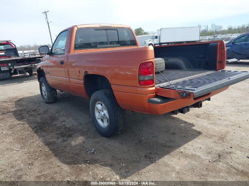 1B7HF16YX1S129146 | 2001 DODGE RAM 1500