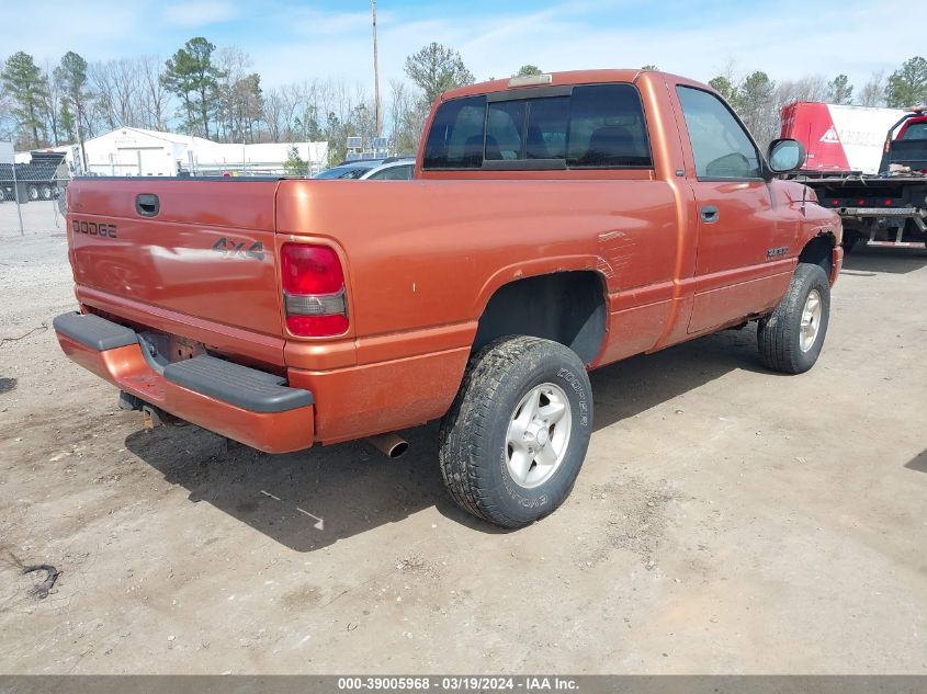 1B7HF16YX1S129146 | 2001 DODGE RAM 1500