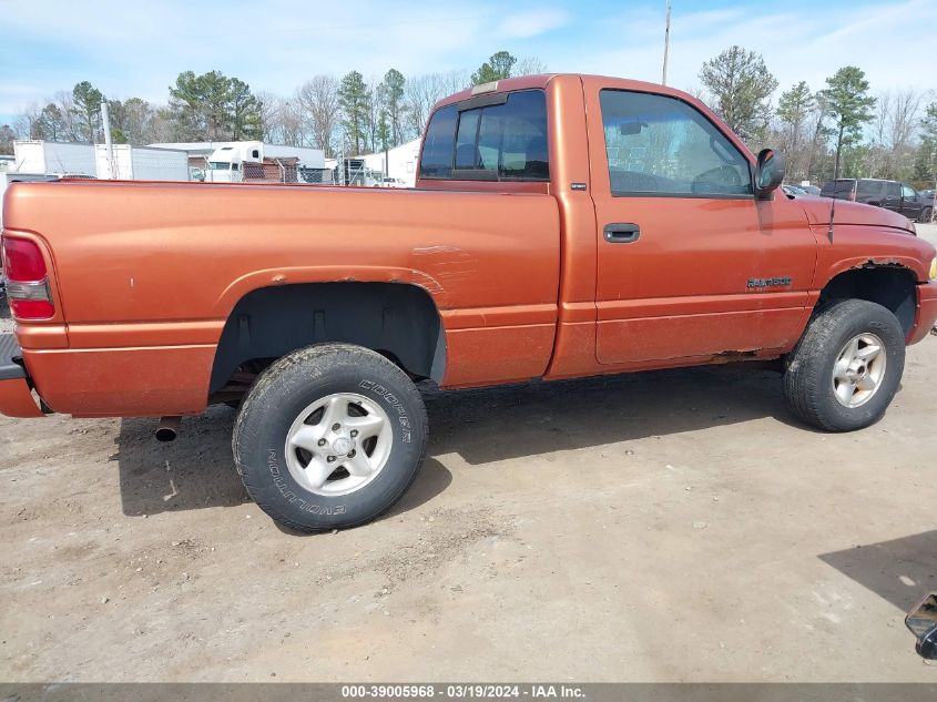 1B7HF16YX1S129146 | 2001 DODGE RAM 1500