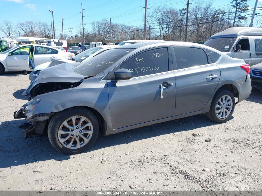 2018 Nissan Sentra Sv VIN: 3N1AB7AP1JY317122 Lot: 39006047