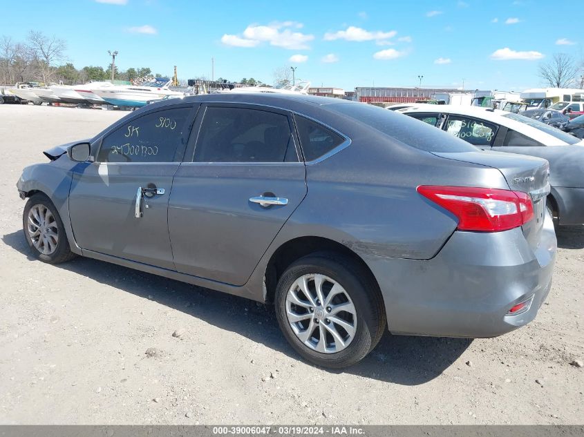 2018 Nissan Sentra Sv VIN: 3N1AB7AP1JY317122 Lot: 39006047