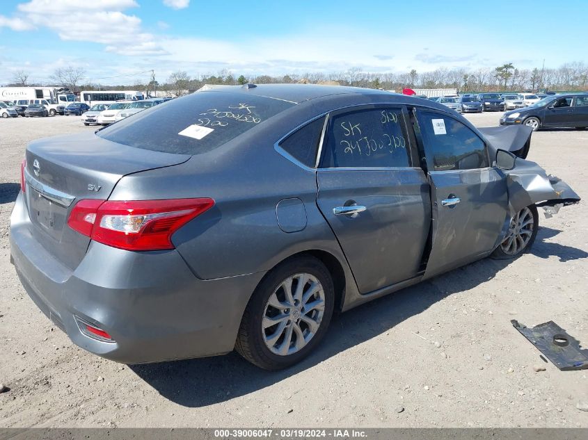 2018 Nissan Sentra Sv VIN: 3N1AB7AP1JY317122 Lot: 39006047