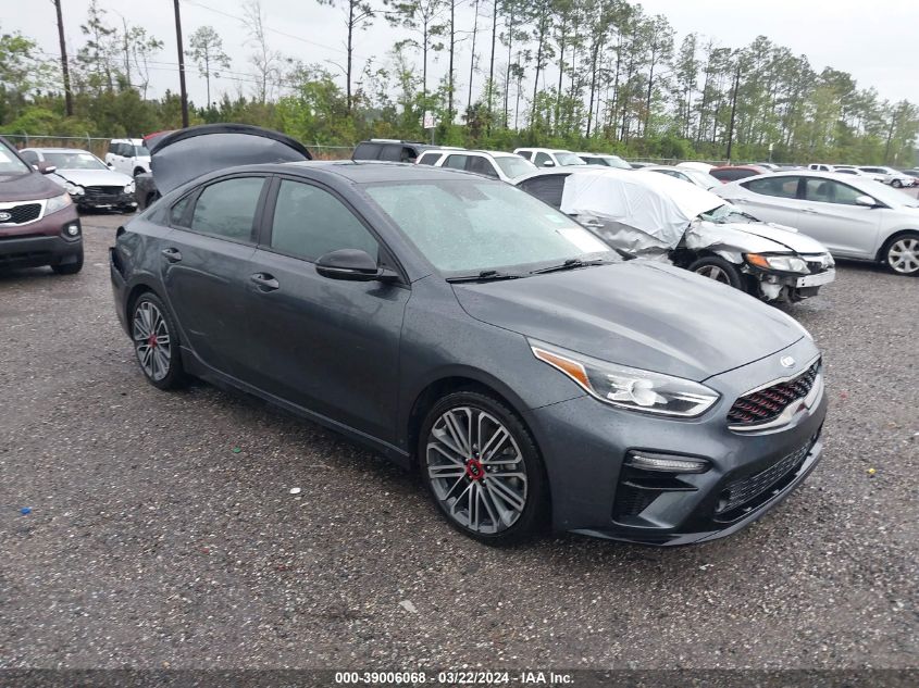 2021 Kia Forte Gt Manual VIN: 3KPF44AC4ME369956 Lot: 39006068