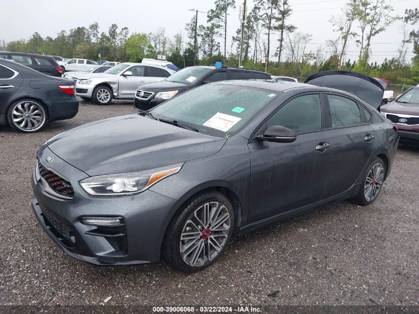 2021 Kia Forte Gt Manual VIN: 3KPF44AC4ME369956 Lot: 39006068