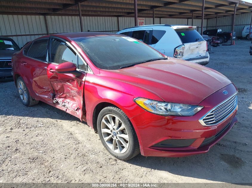 2017 Ford Fusion Se VIN: 3FA6P0H78HR416256 Lot: 39006266