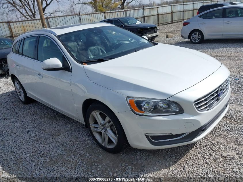 2015 Volvo V60 T5 Premier VIN: YV1612SK6F1265441 Lot: 39006273