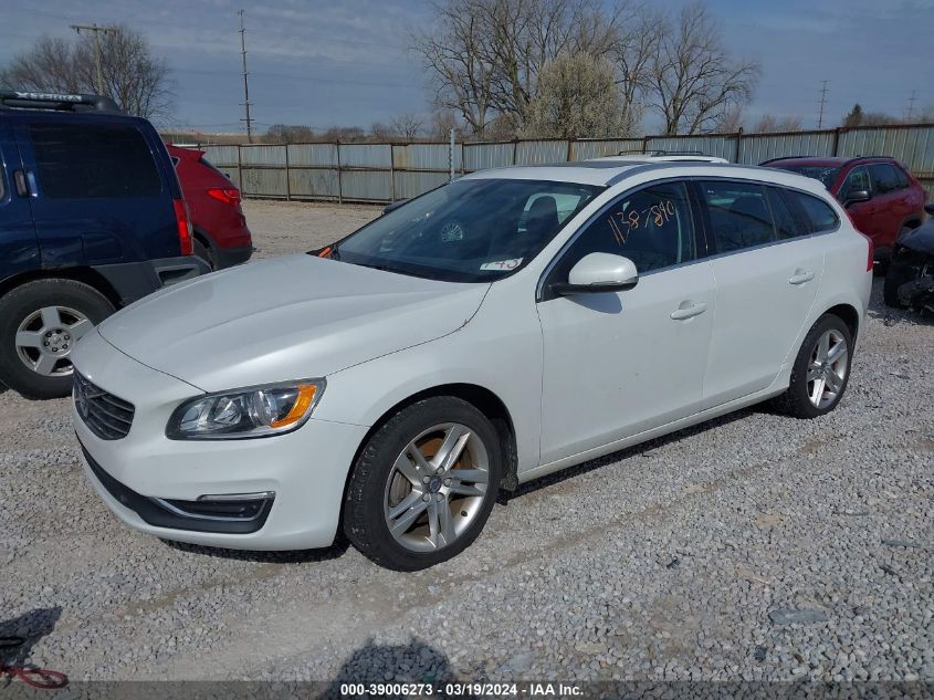 2015 Volvo V60 T5 Premier VIN: YV1612SK6F1265441 Lot: 39006273