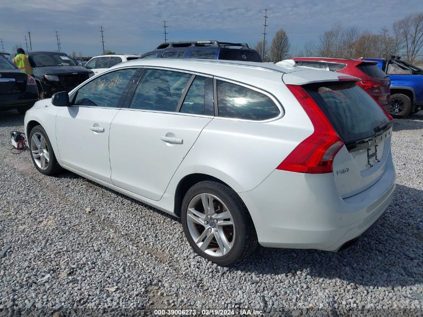 YV1612SK6F1265441 2015 Volvo V60 T5 Premier