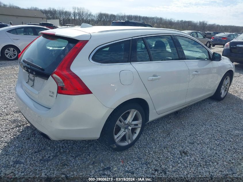 2015 Volvo V60 T5 Premier VIN: YV1612SK6F1265441 Lot: 39006273