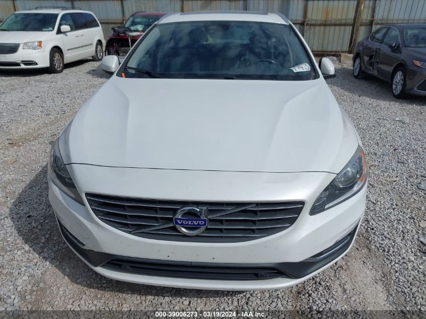 2015 Volvo V60 T5 Premier VIN: YV1612SK6F1265441 Lot: 39006273