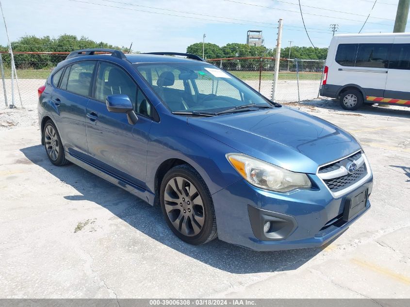 2013 SUBARU IMPREZA 2.0I SPORT LIMITED - JF1GPAU6XD2886004