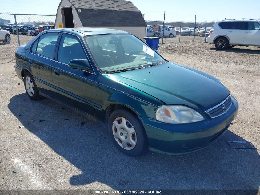 1999 Honda Civic Ex VIN: 1HGEJ8643XL011967 Lot: 39006376