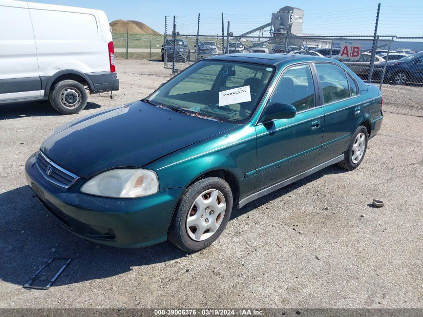 1999 Honda Civic Ex VIN: 1HGEJ8643XL011967 Lot: 39006376