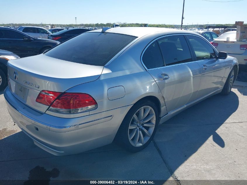 WBAHN83507DT67460 2007 BMW 750Li