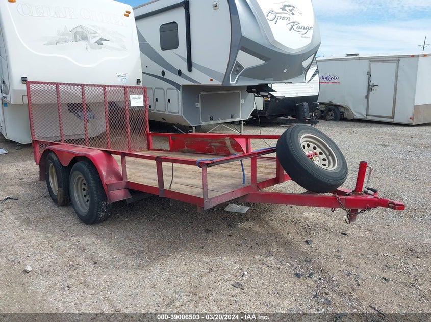 2014 TANDEM TRAILER TRAILER