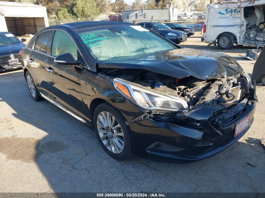 2015 Hyundai Sonata Limited VIN: 5NPE34AF7FH122437 Lot: 39006690