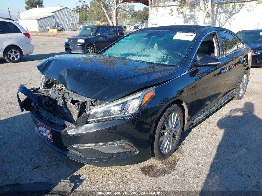 2015 Hyundai Sonata Limited VIN: 5NPE34AF7FH122437 Lot: 39006690