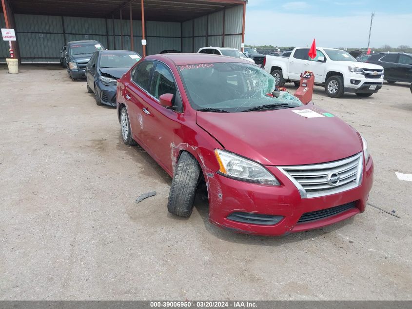 2014 Nissan Sentra Sv VIN: 3N1AB7AP9EL634309 Lot: 39006950