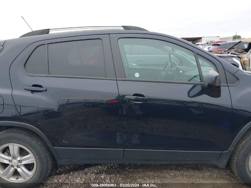 2021 Chevrolet Trax Awd Lt VIN: KL7CJPSM8MB374639 Lot: 39006963