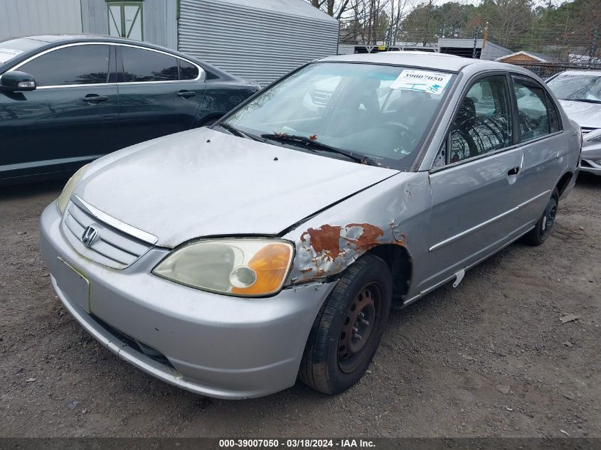 2HGES16662H599455 | 2002 HONDA CIVIC