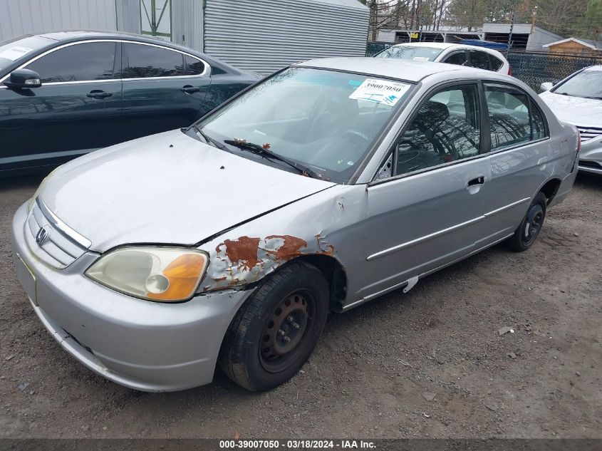 2HGES16662H599455 | 2002 HONDA CIVIC