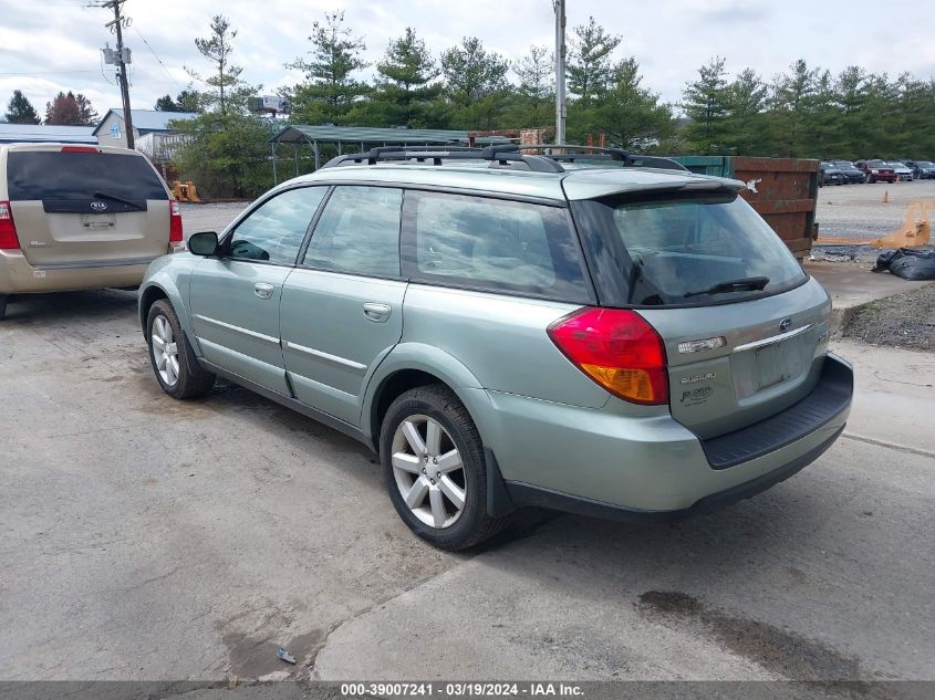 4S4BP61CX67333592 | 2006 SUBARU OUTBACK