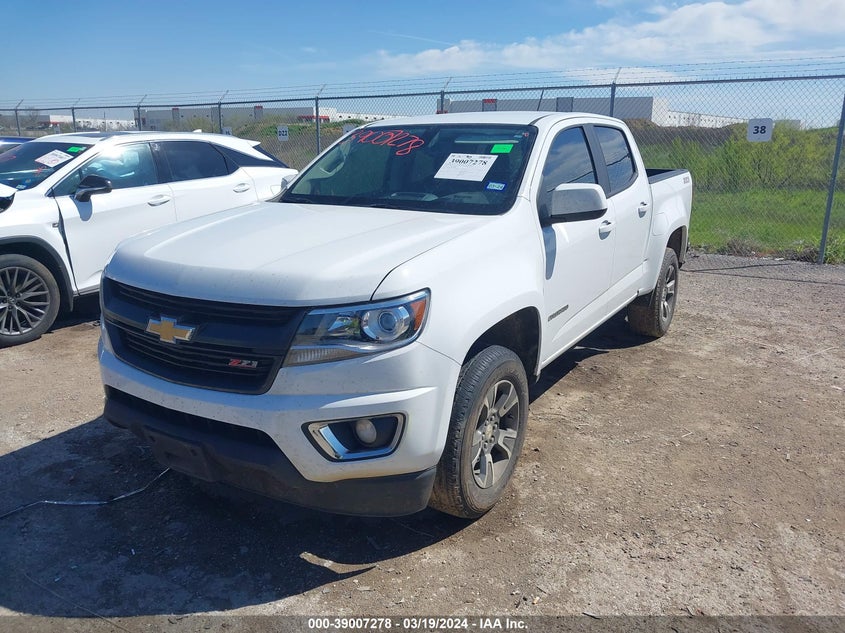 VIN 1GCGSDEN6L1116886 2020 CHEVROLET COLORADO 2WD  SHORT BOX Z71