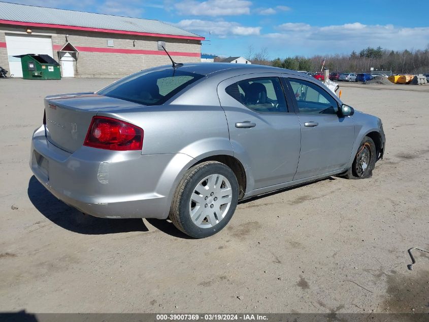 1C3CDZAB4DN530524 | 2013 DODGE AVENGER