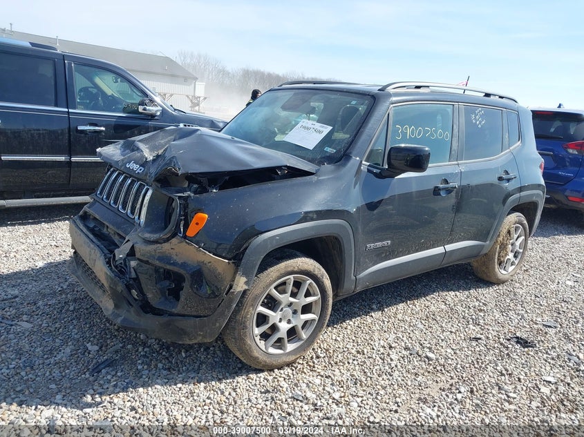 VIN ZACNJBBB1KPK75674 2019 JEEP RENEGADE LATITUDE 4X4