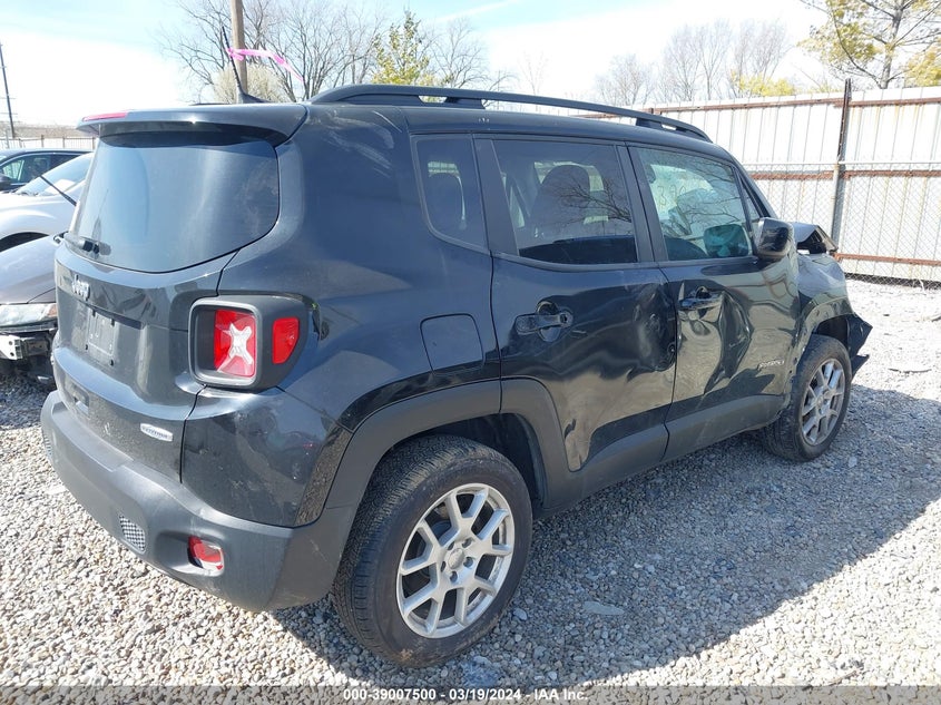 VIN ZACNJBBB1KPK75674 2019 JEEP RENEGADE LATITUDE 4X4