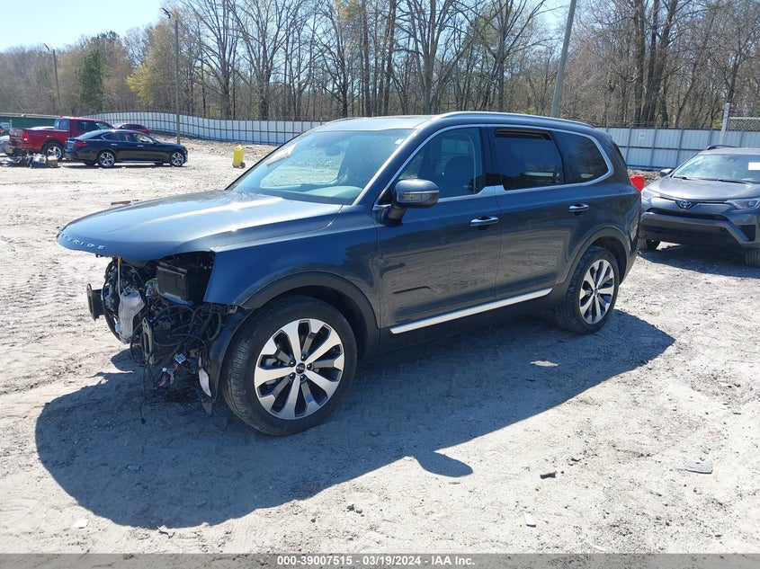 2022 Kia Telluride S VIN: 5XYP6DHC0NG205824 Lot: 39007515